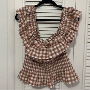 Off the shoulder crop